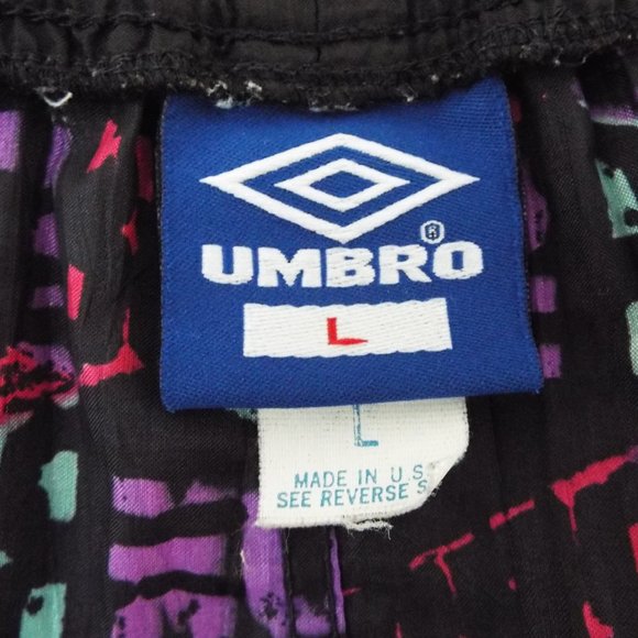 Umbro Men's Multicolor Geometric Athletic Shorts - Picture 4 of 6